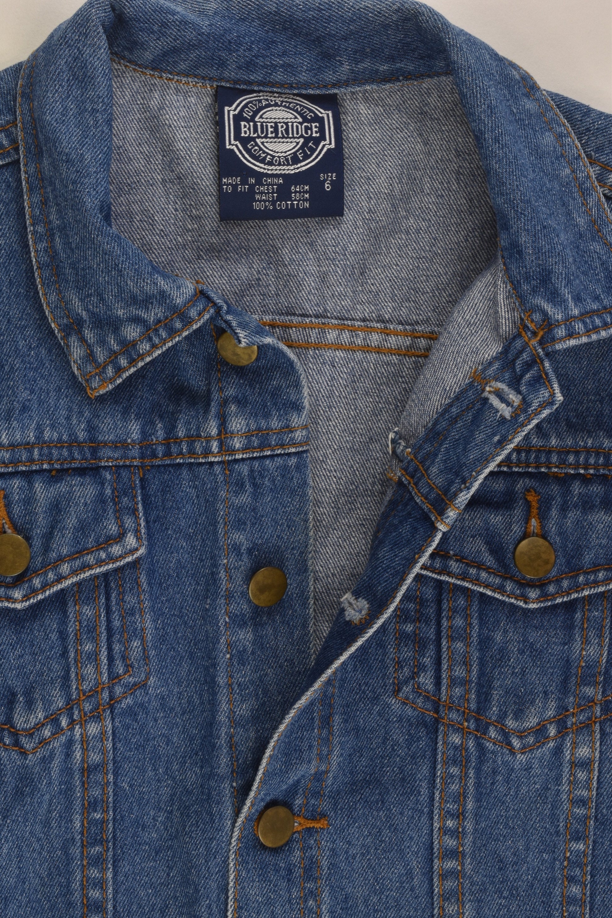 Blue Ridge Size 6 Denim Jacket