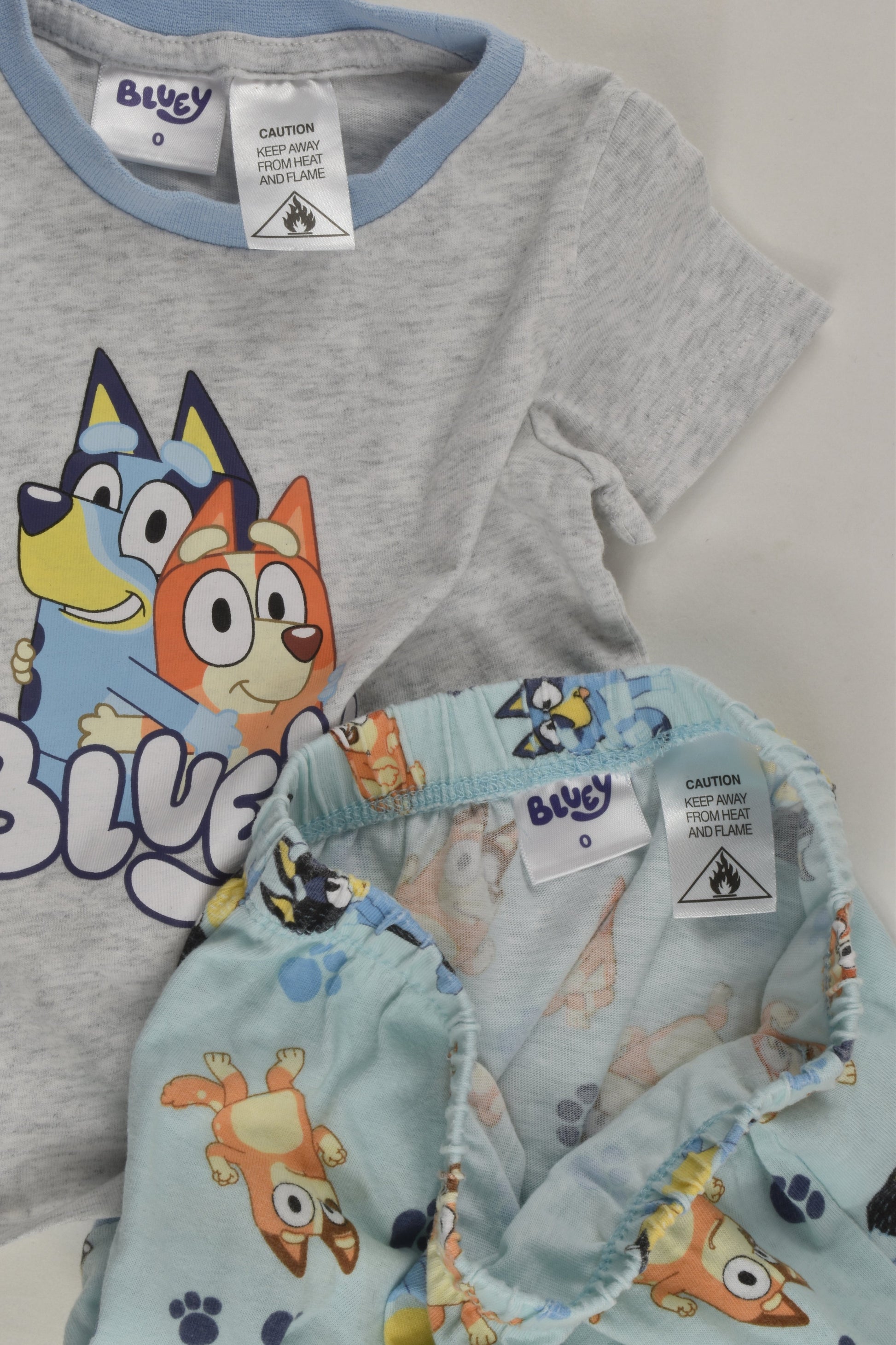 Bluey Size 0 Short Pyjamas