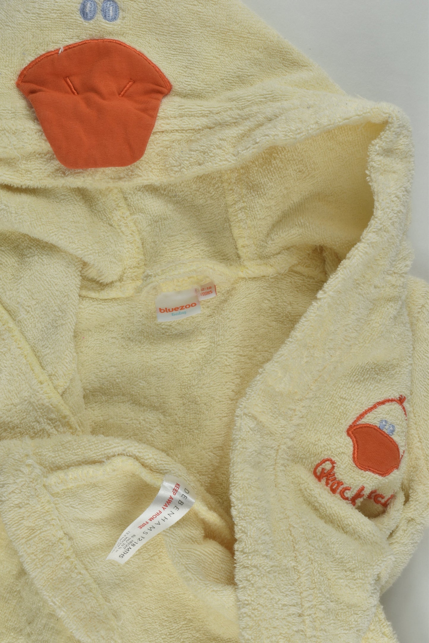 Bluezoo by Debenhams Size 1 Bath Robe