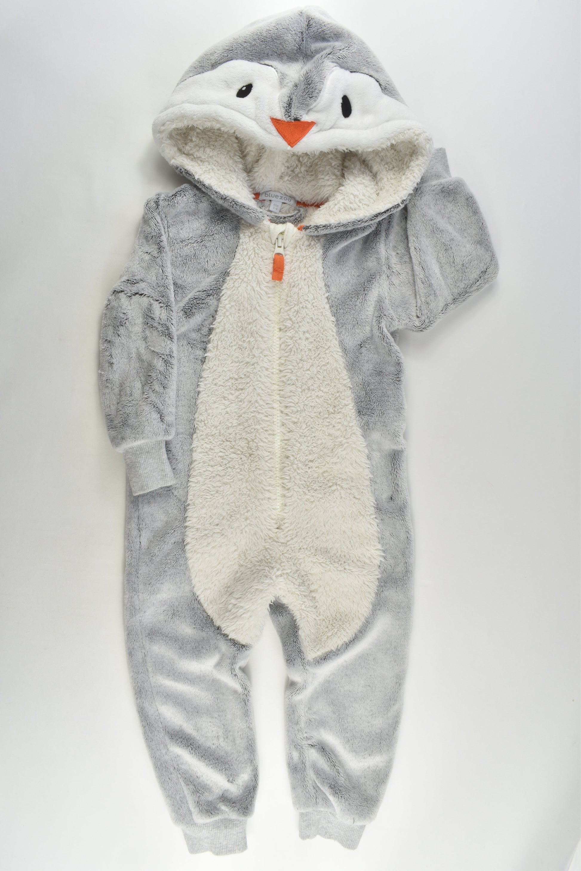 Bluezoo by Debenhams Size 2-3 Fluffy Penguin One Piece