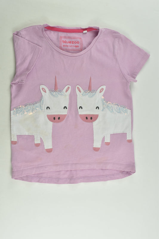 Bluezoo by Debenhams Size 3-4 (104 cm) Unicorn T-shirt