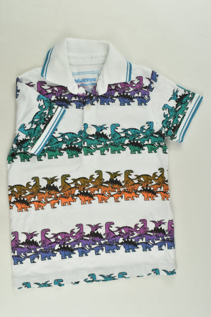 Bluezoo by Debenhams Size 3/4 Pinosaur Polo Shirt