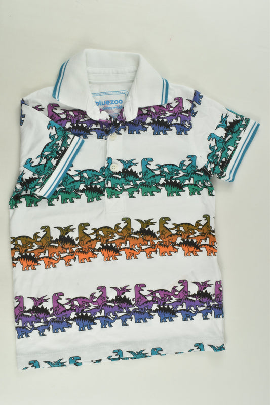 Bluezoo by Debenhams Size 3/4 Pinosaur Polo Shirt
