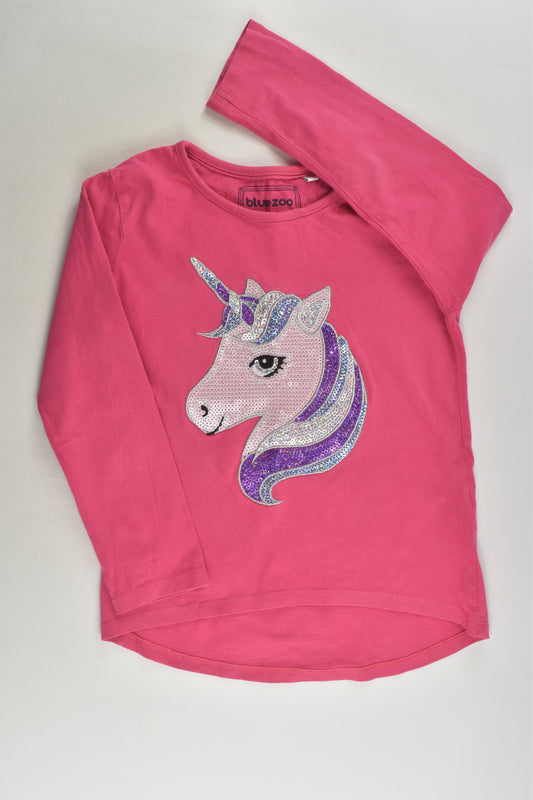 Bluezoo by Debenhams Size 5-6 Unicorn Top
