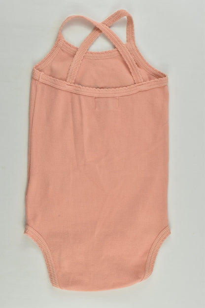 Bobo Choses Size 1-2 (18-24 months, 86 cm) Ribbed Bow Bodysuit