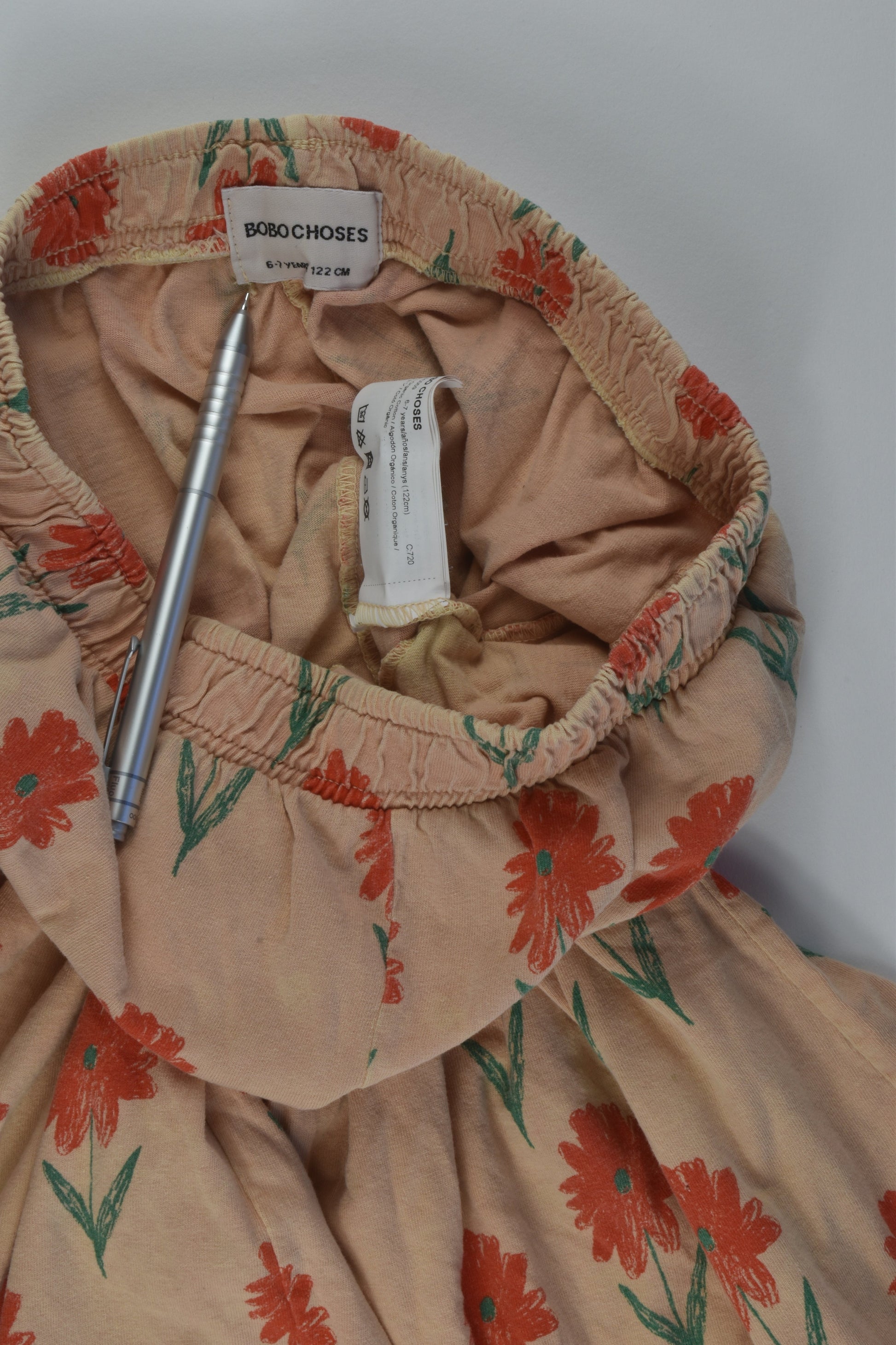 Bobo Choses Size 6-7 Flower Pants