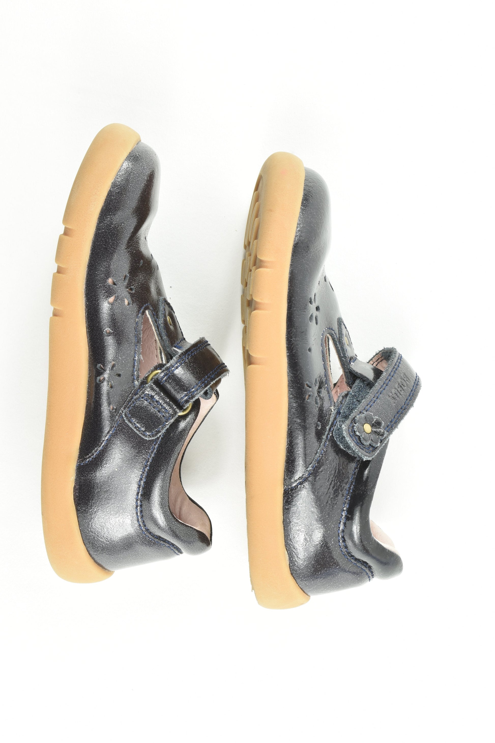 Bobux Size 27 Black Leather Shoes