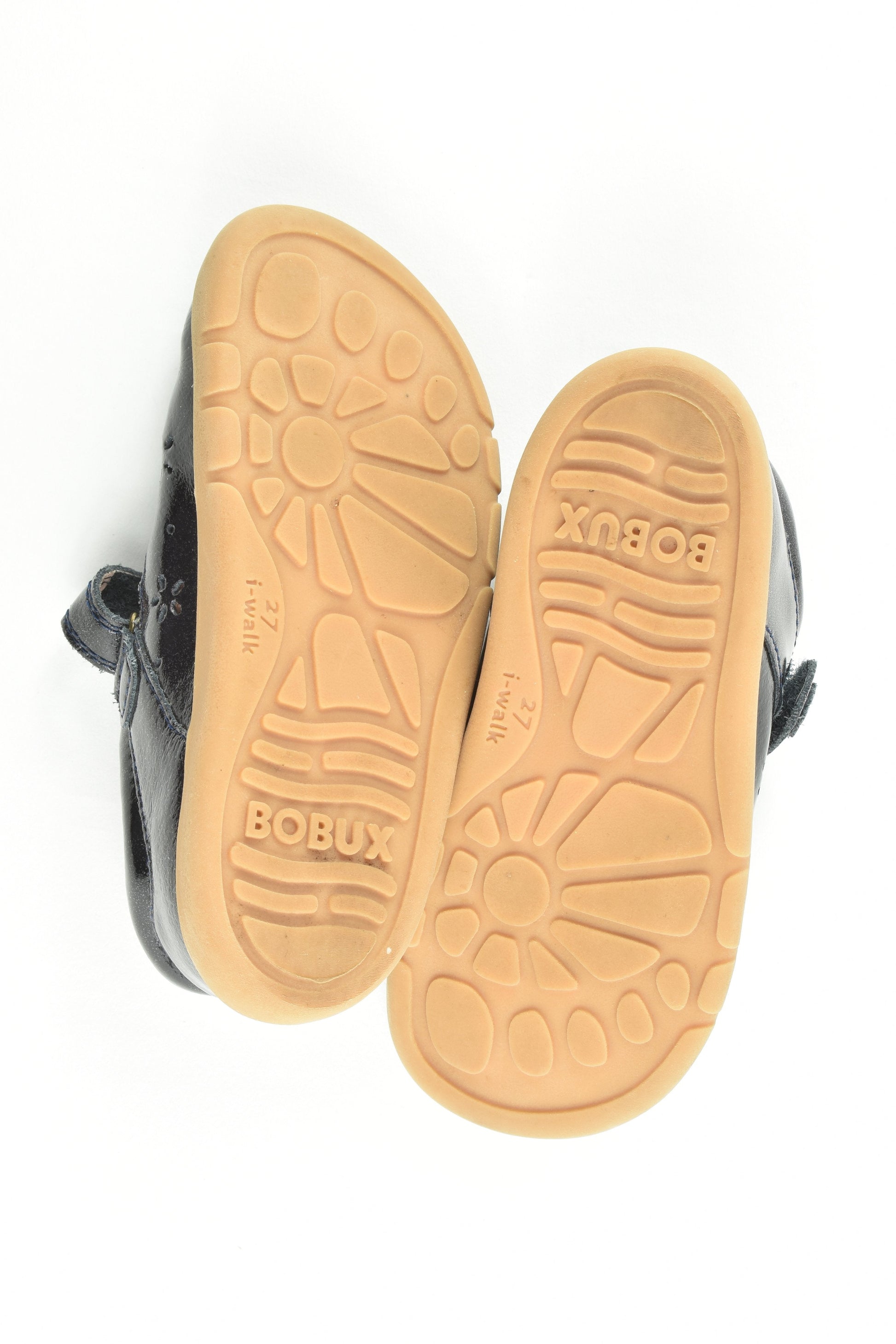 Bobux Size 27 Black Leather Shoes