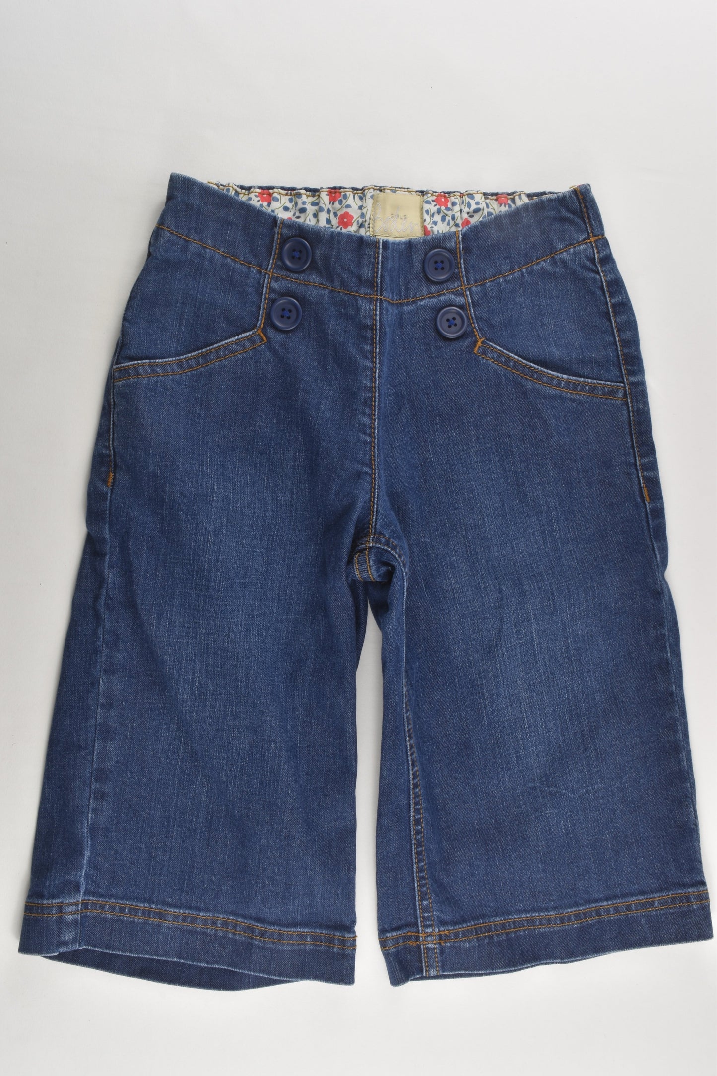 Boden Size 8 Denim Capri Pants
