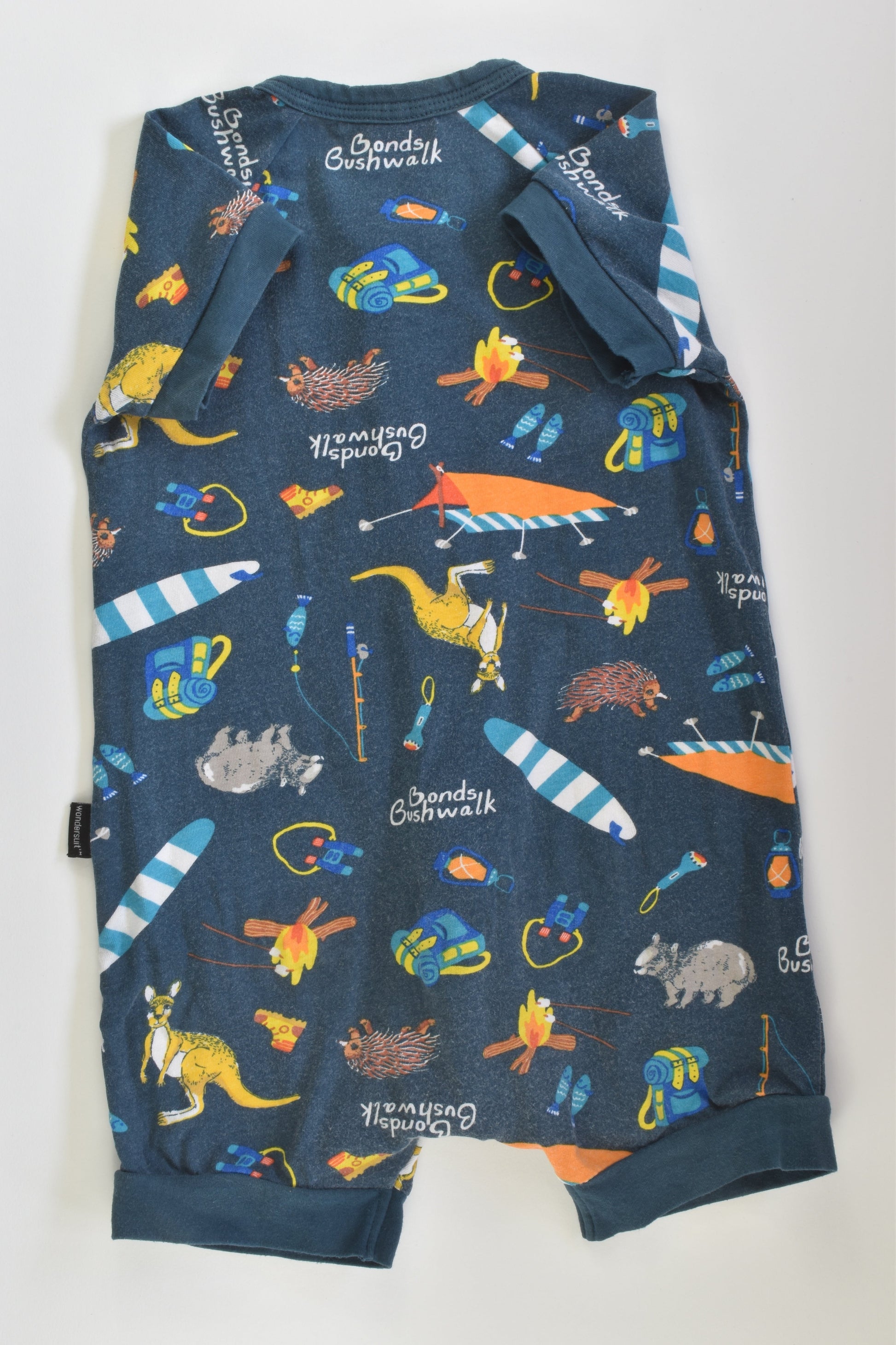 Bonds Size 0 'Bushwalk' Short Wondersuit