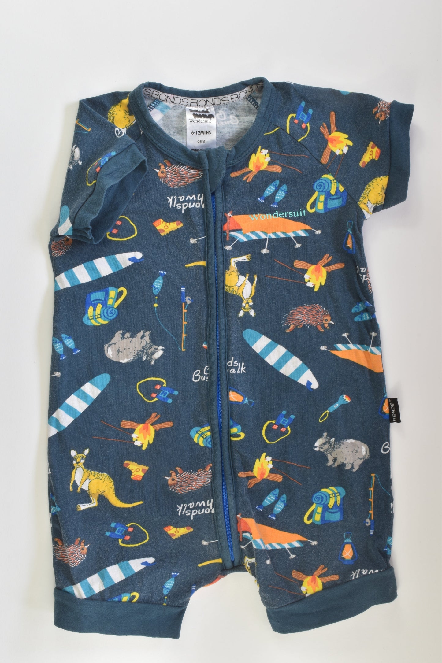 Bonds Size 0 'Bushwalk' Short Wondersuit