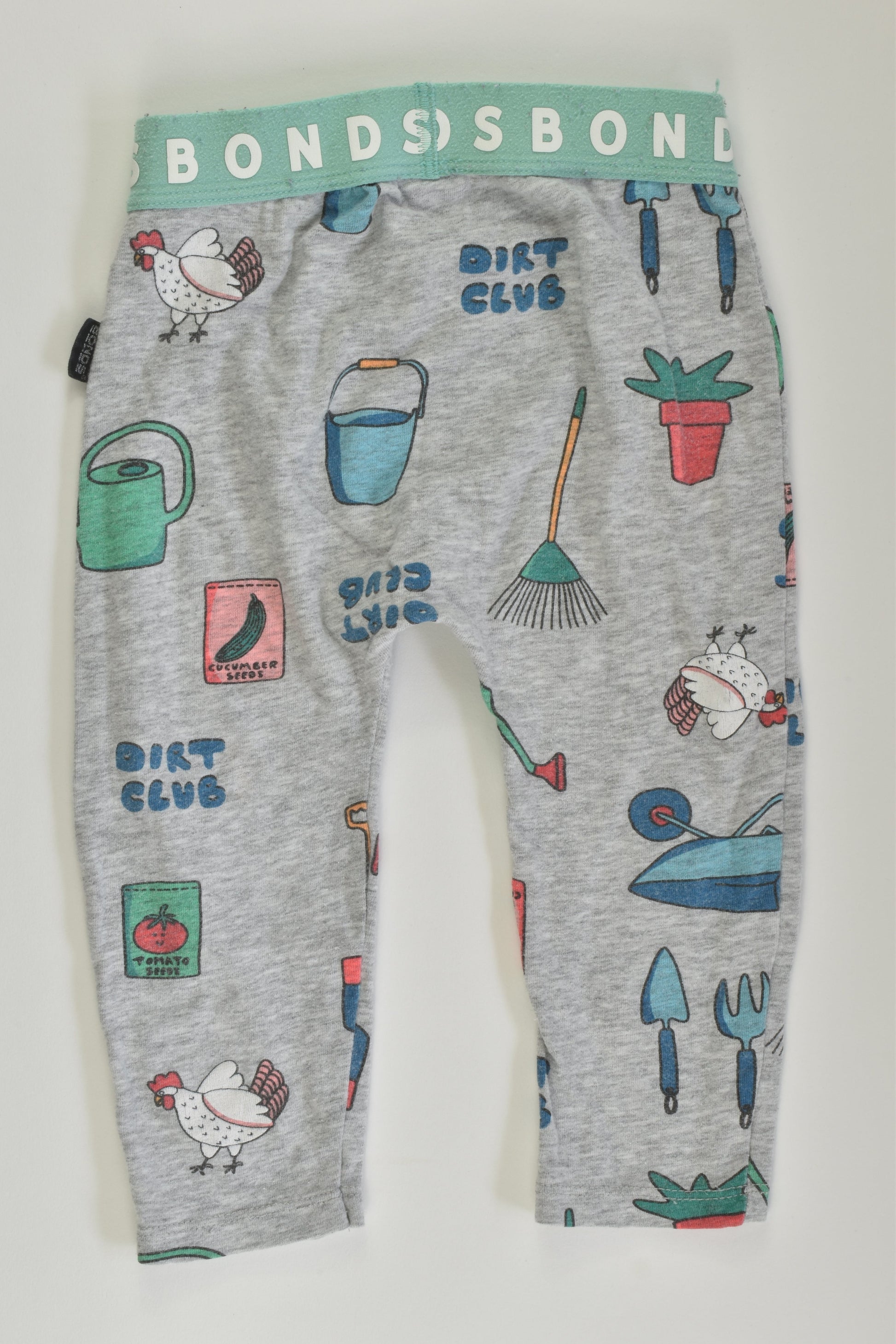 Bonds Size 0 'Dirt Club' Leggings