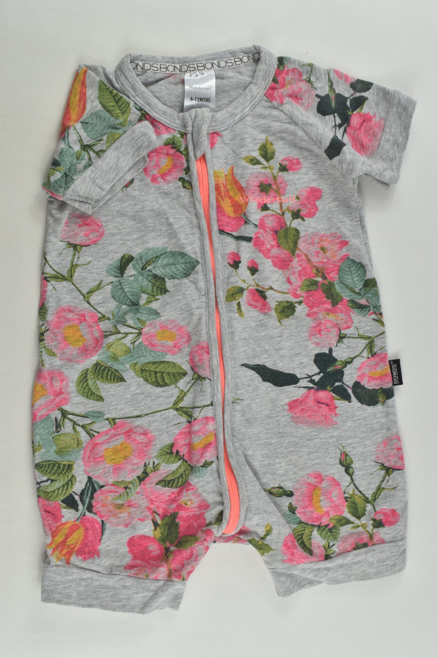 Bonds Size 0 Floral Short Wondersuit
