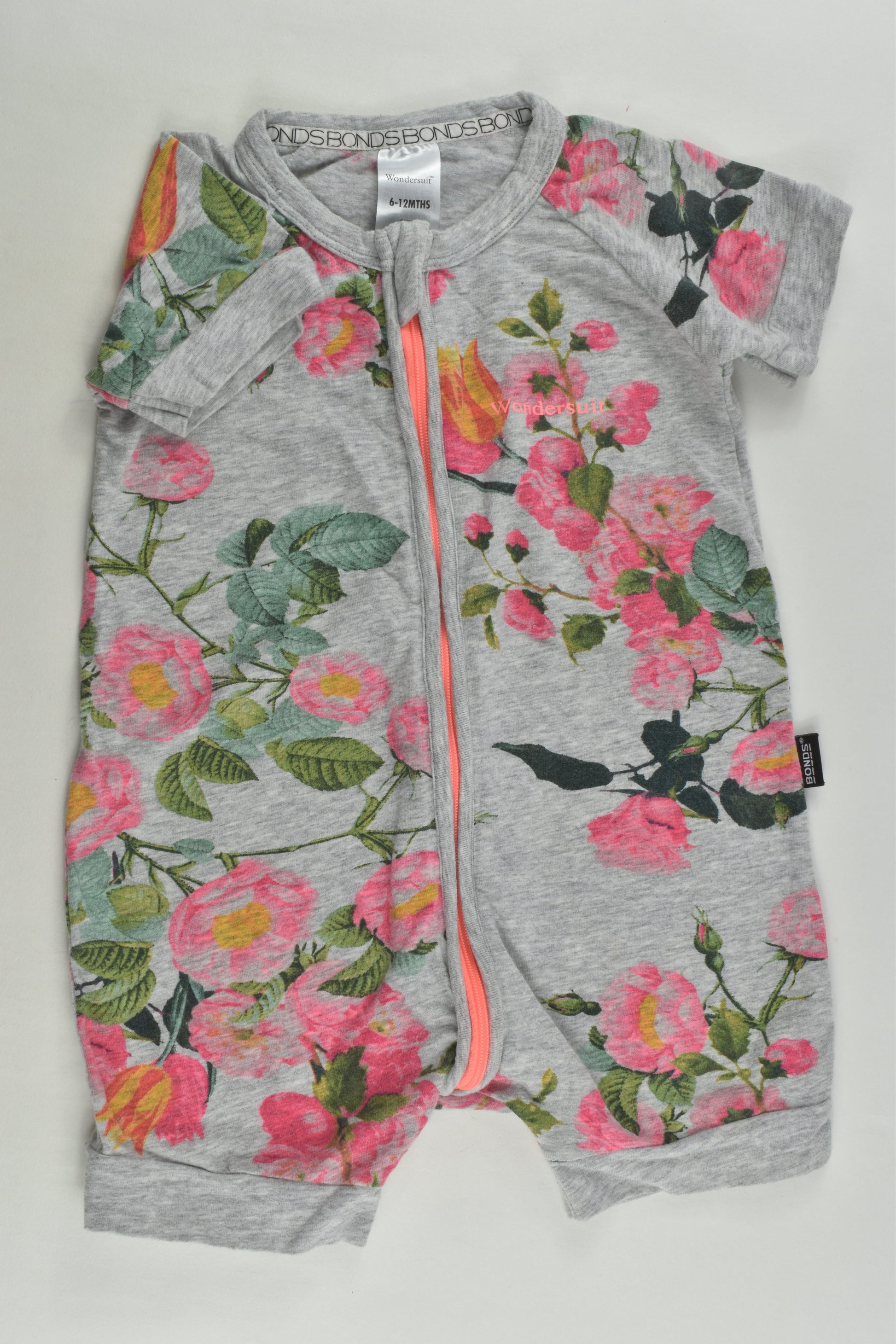 Bonds Size 0 Floral Short Wondersuit