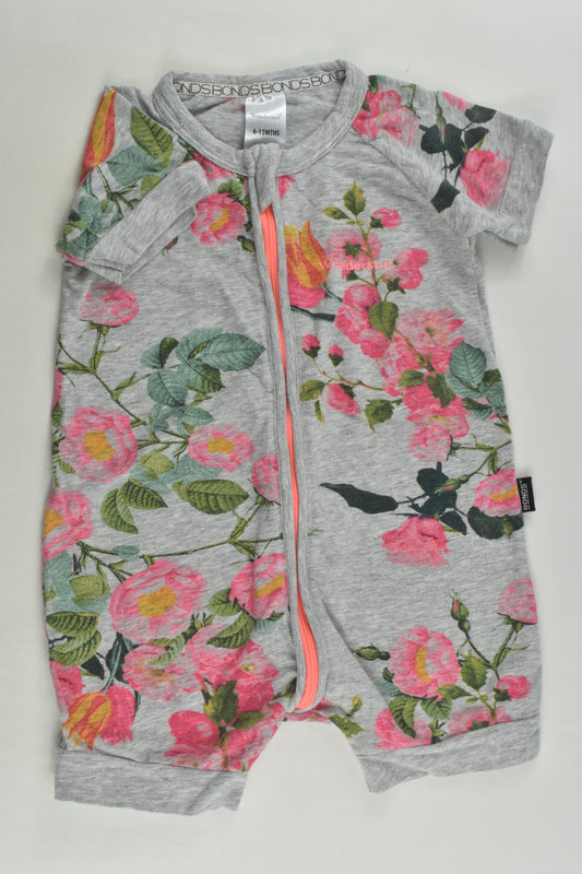 Bonds Size 0 Floral Short Wondersuit