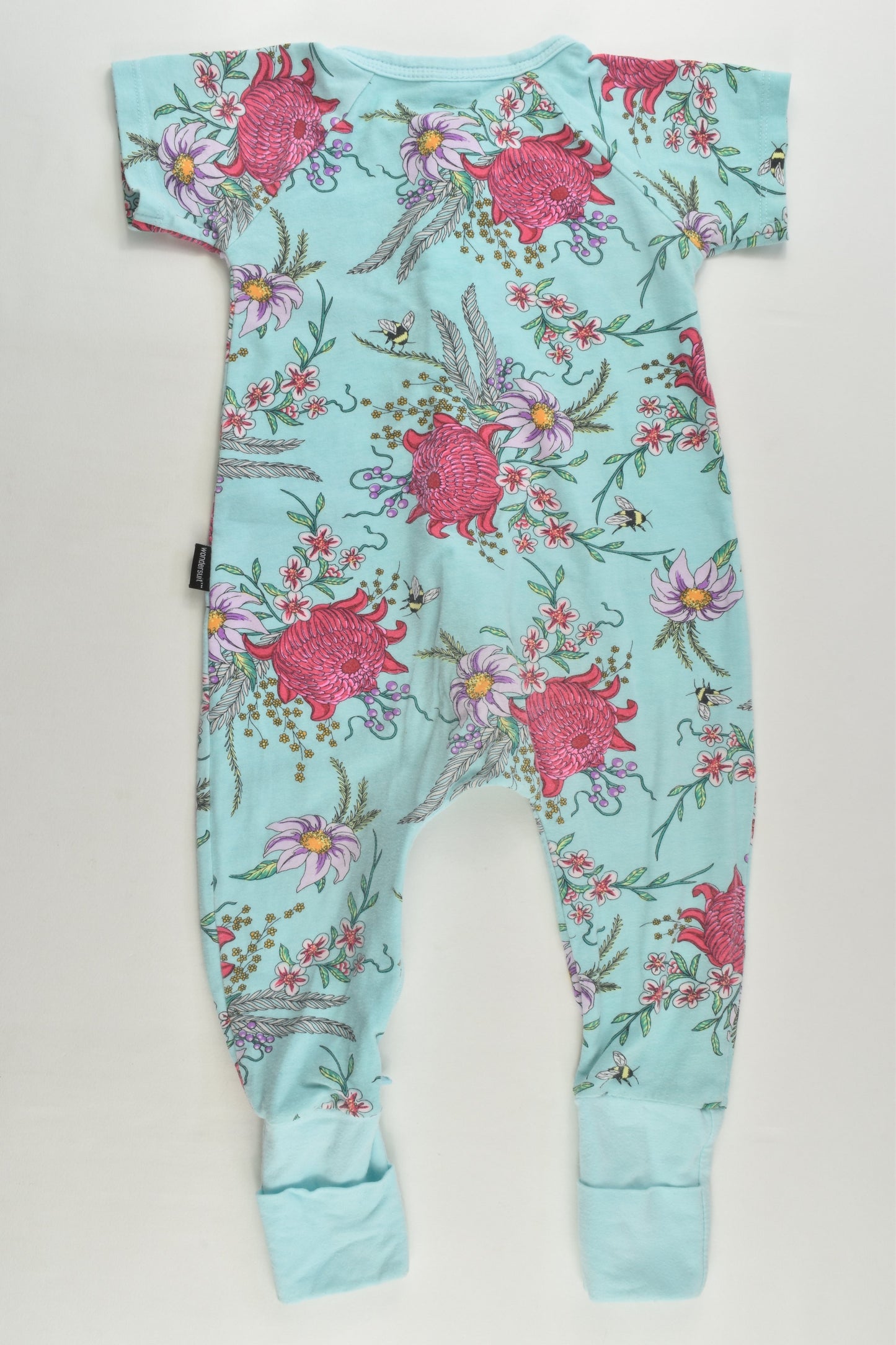 Bonds Size 0 Flowers and Bees Wondersuit