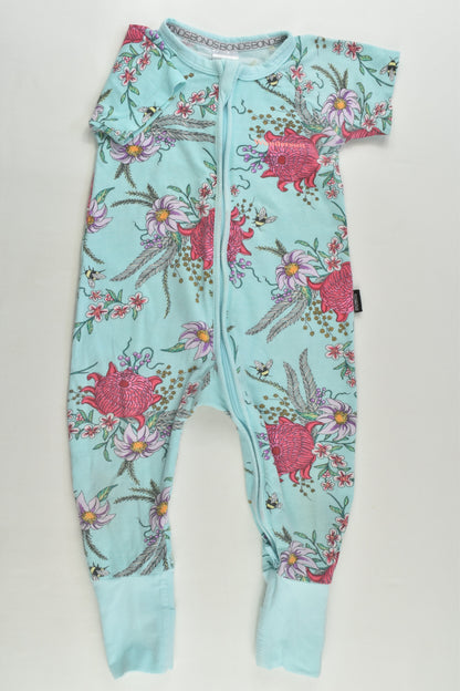 Bonds Size 0 Flowers and Bees Wondersuit
