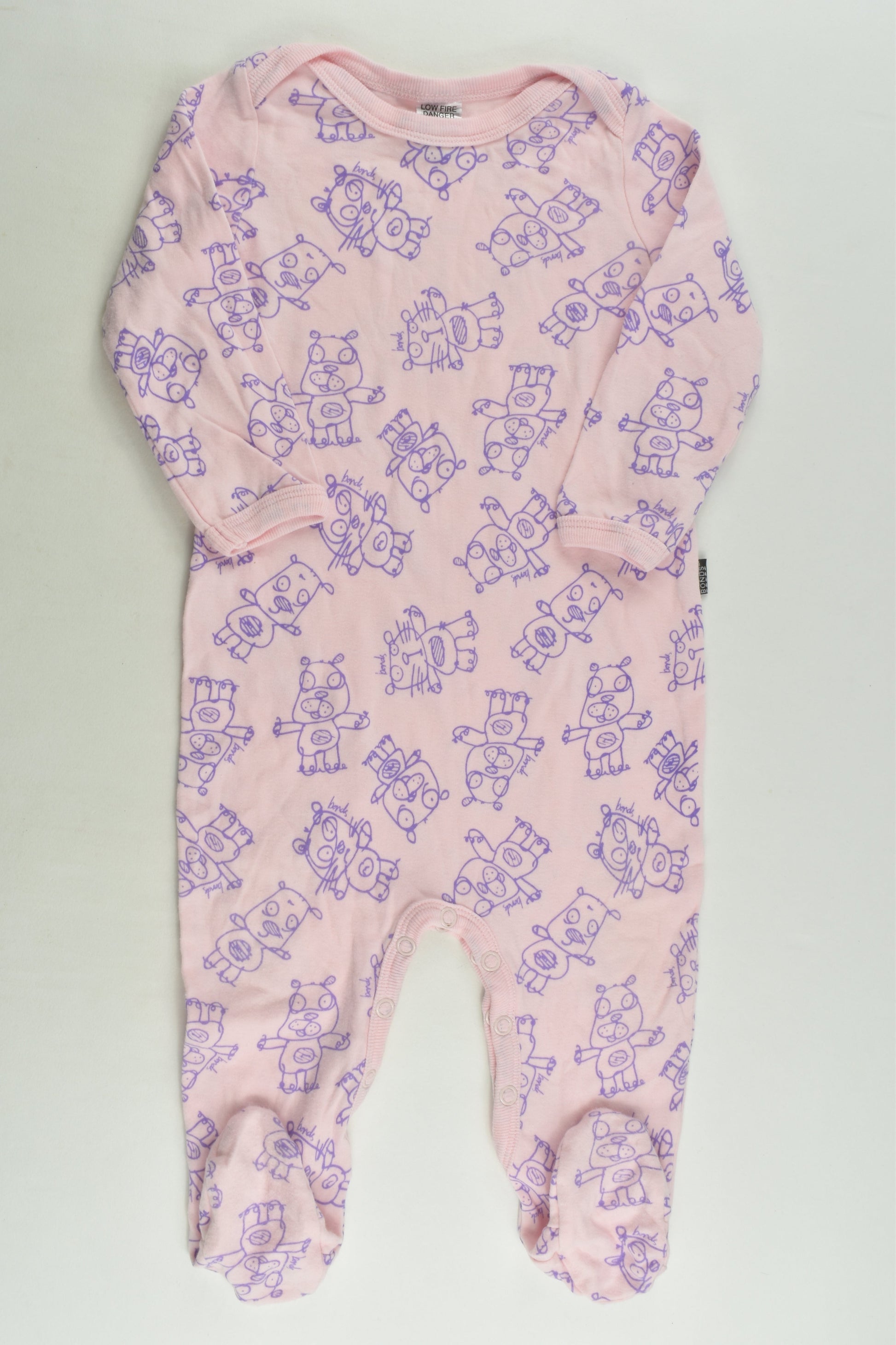 Bonds Size 0 Footed Romper