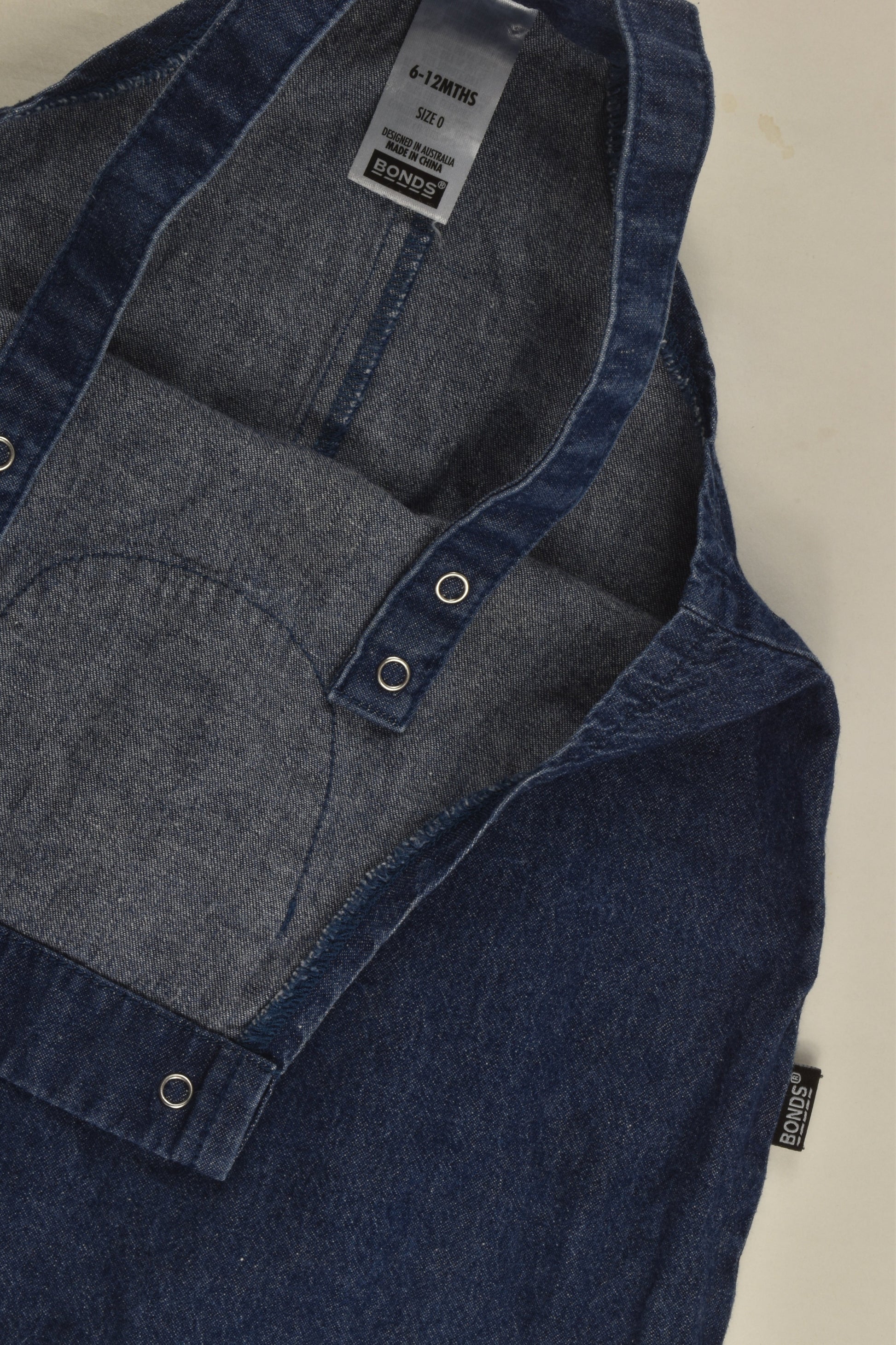Bonds Size 0 Lightweight Denim Overalls