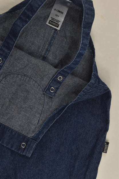 Bonds Size 0 Lightweight Denim Overalls
