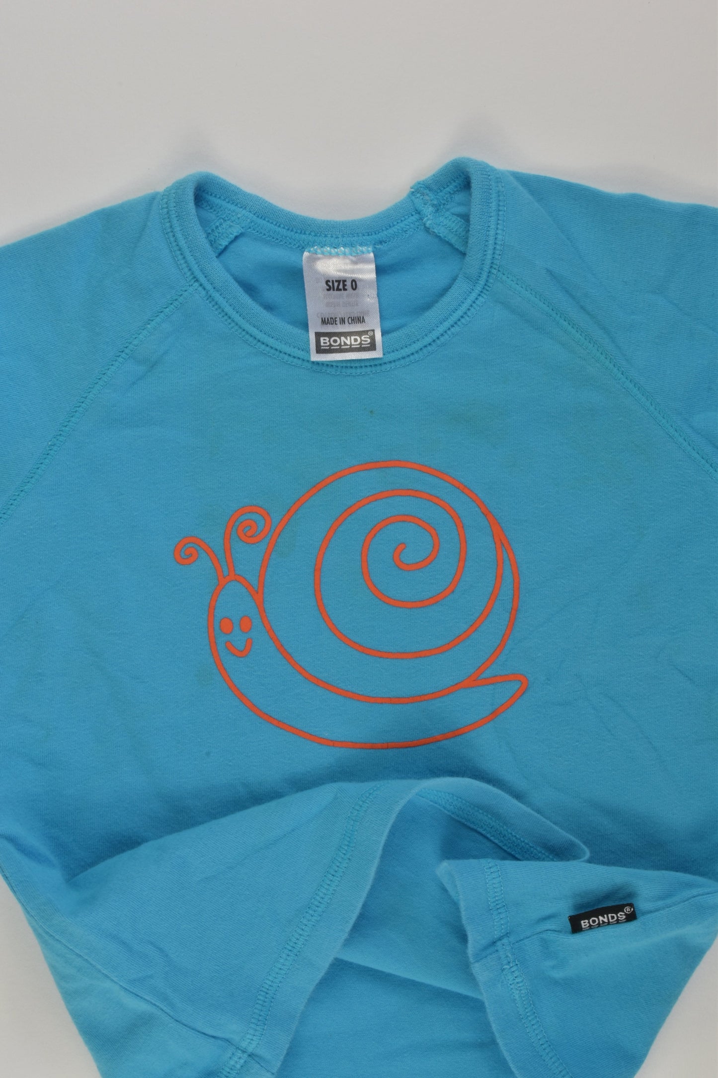 Bonds Size 0 Snail T-shirt