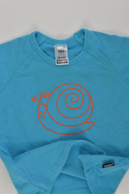 Bonds Size 0 Snail T-shirt