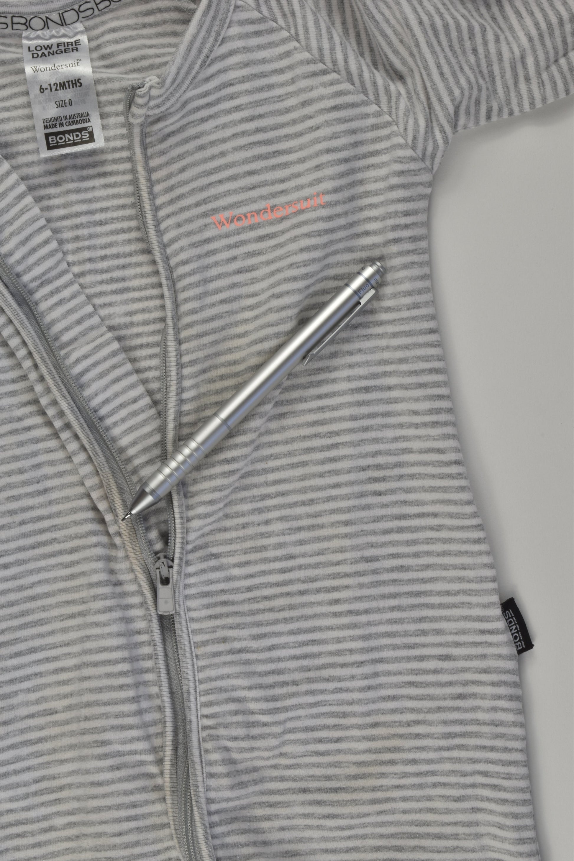 Bonds Size 0 Striped Wondersuit