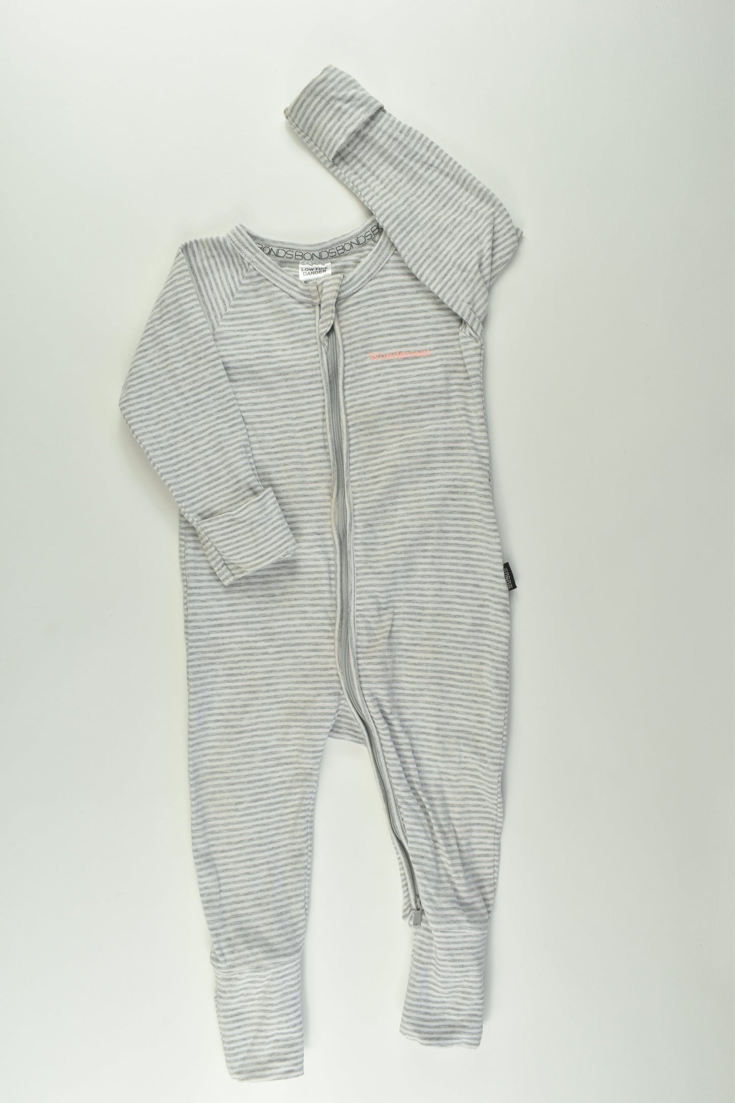 Bonds Size 0 Striped Wondersuit