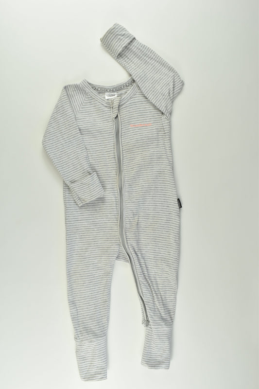 Bonds Size 0 Striped Wondersuit