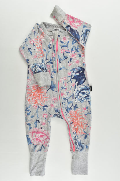 Bonds Size 00 (3-6 months) Floral Wondersuit