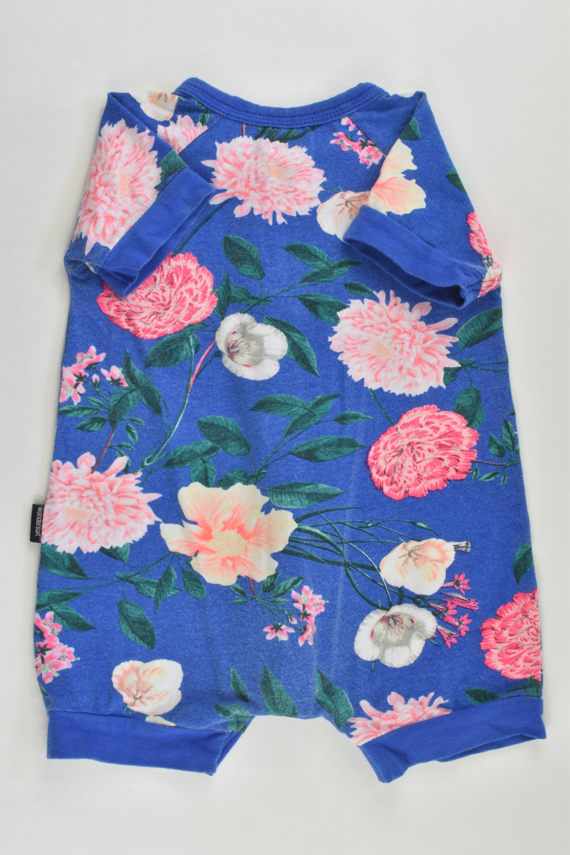 Bonds Size 00 (3-6 months) Short Floral Wondersuit