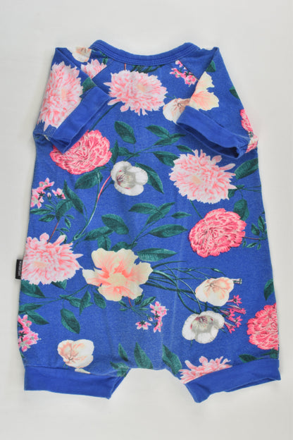 Bonds Size 00 (3-6 months) Short Floral Wondersuit