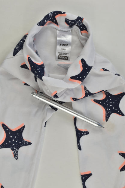 Bonds Size 00 (3-6 months) Star Leggings