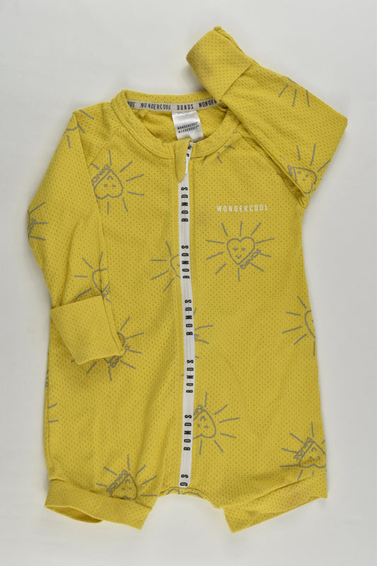 Bonds Size 00 (3-6 months) Wondercool Short Leg Wondersuit