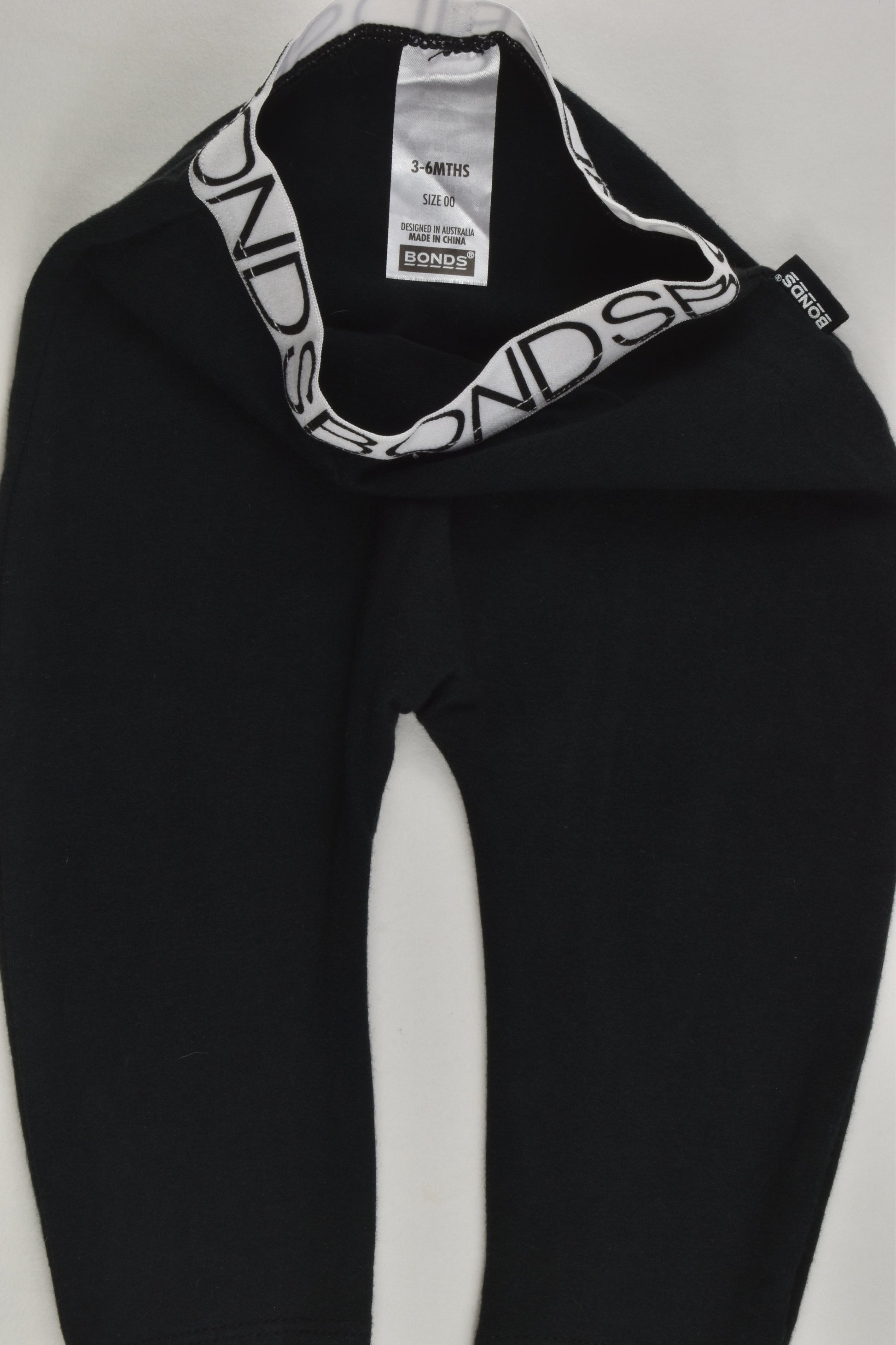 Bonds Size 00 Black Leggings
