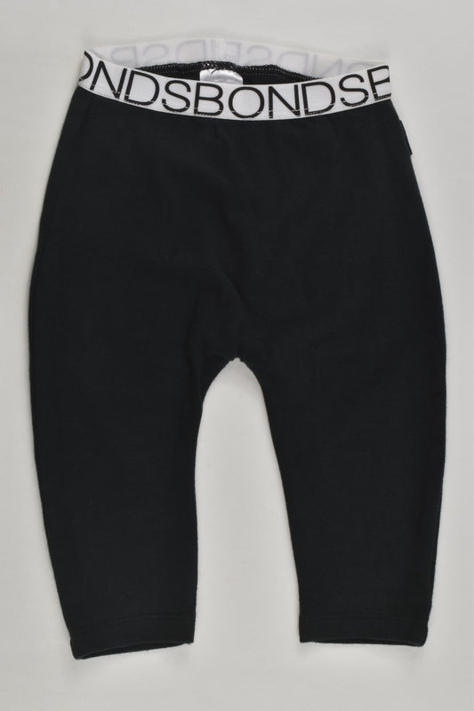 Bonds Size 00 Black Leggings