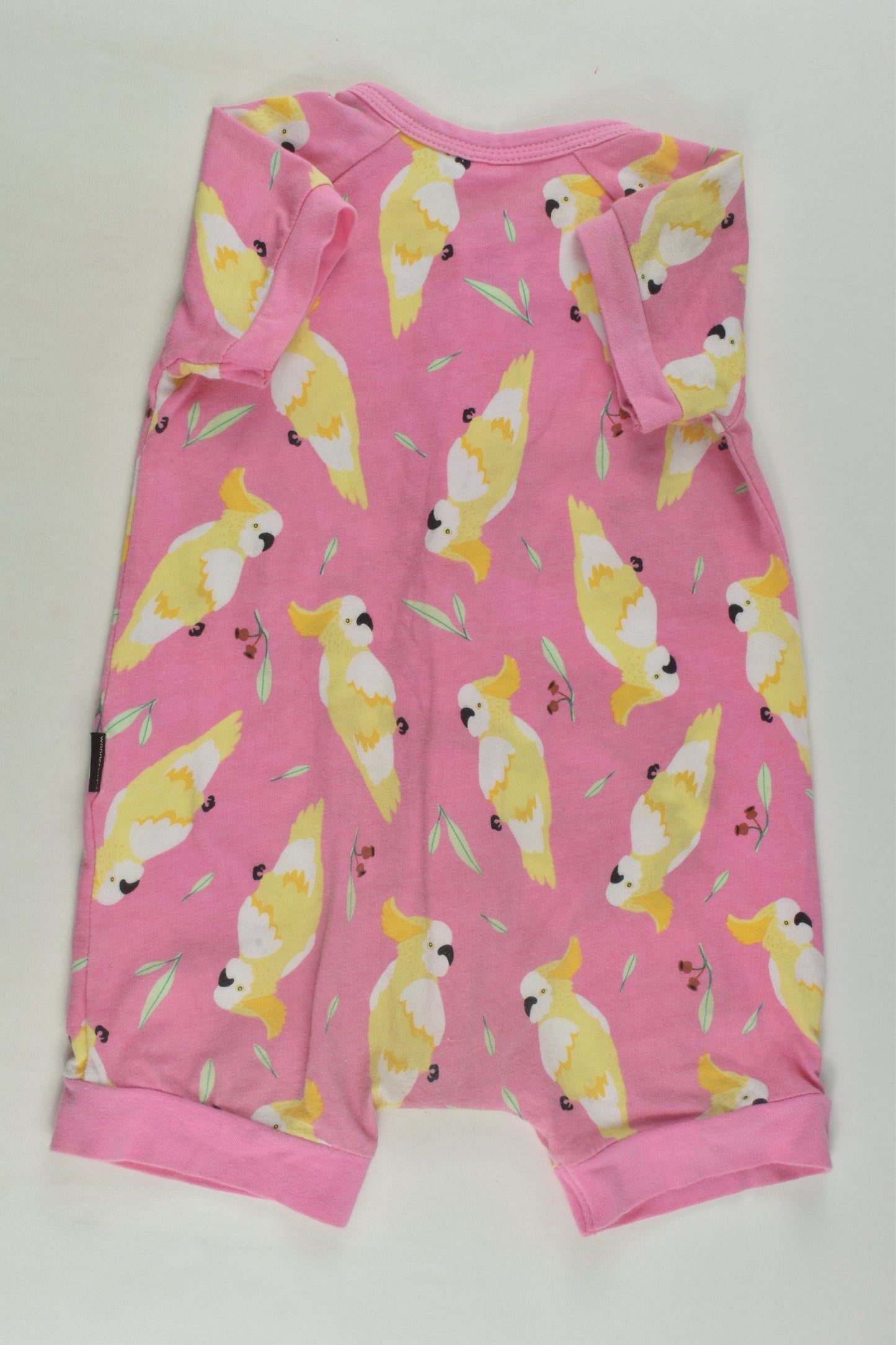 Bonds Size 00 Cockatoo Short Romper