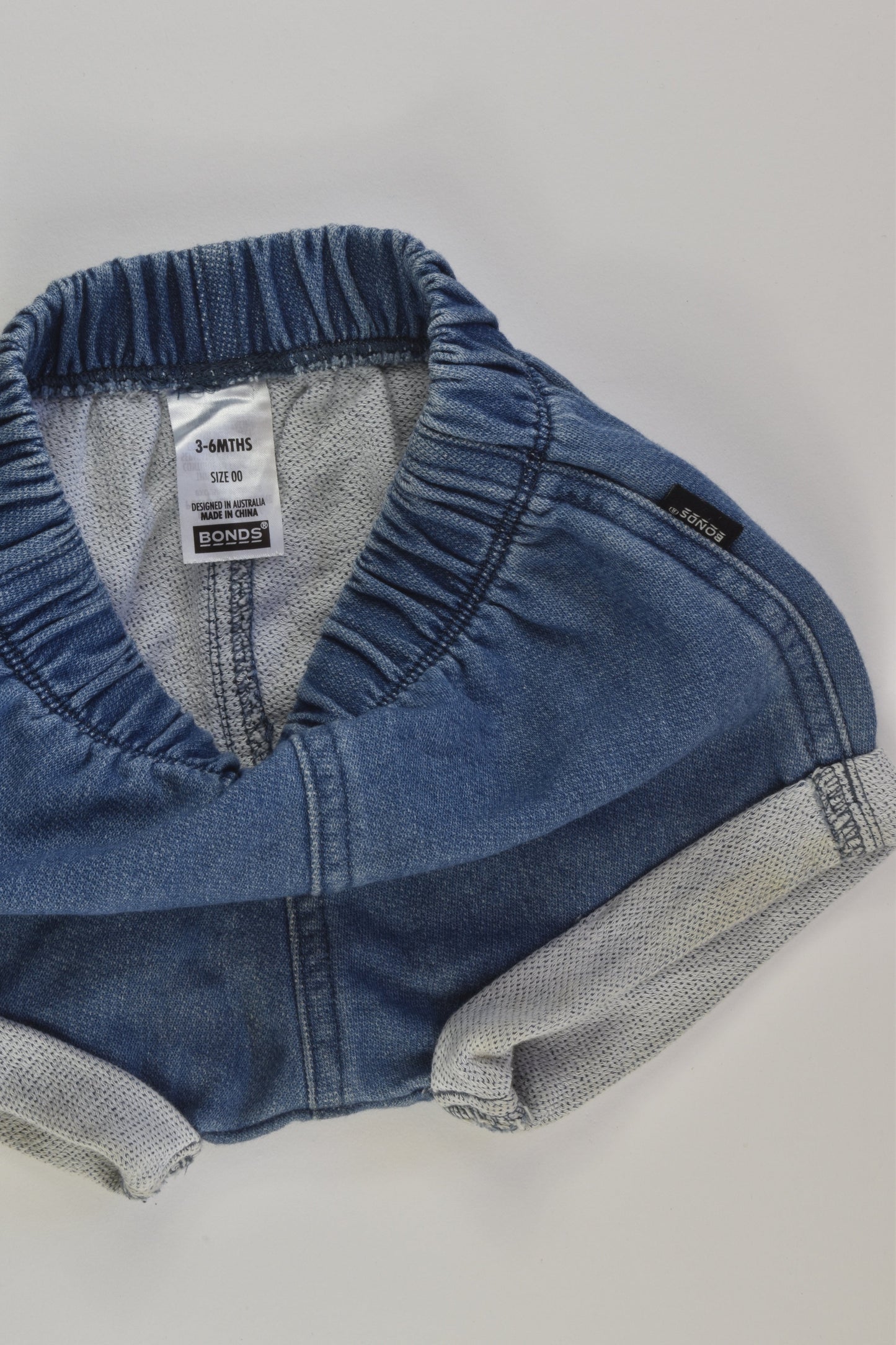 Bonds Size 00 Denim Shorts
