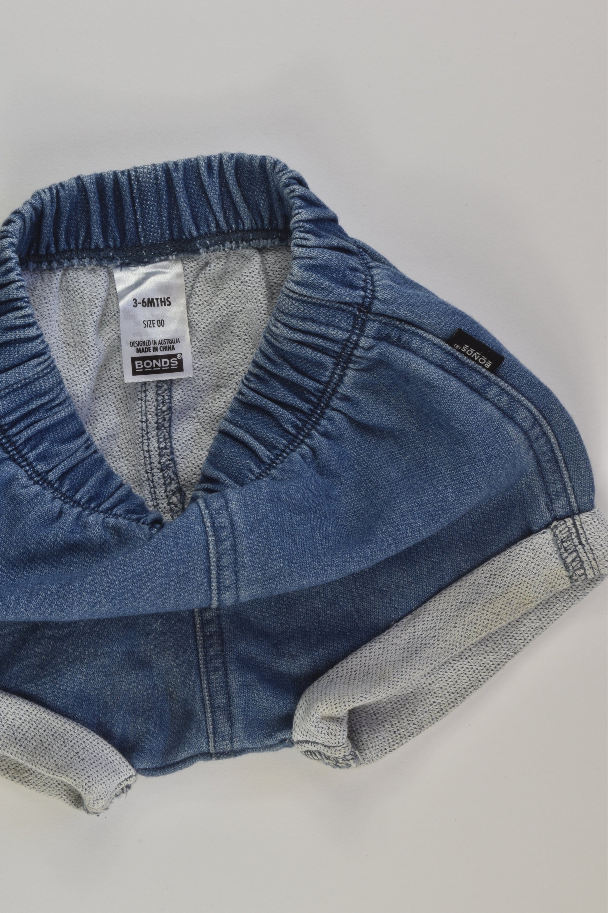 Bonds Size 00 Denim Shorts