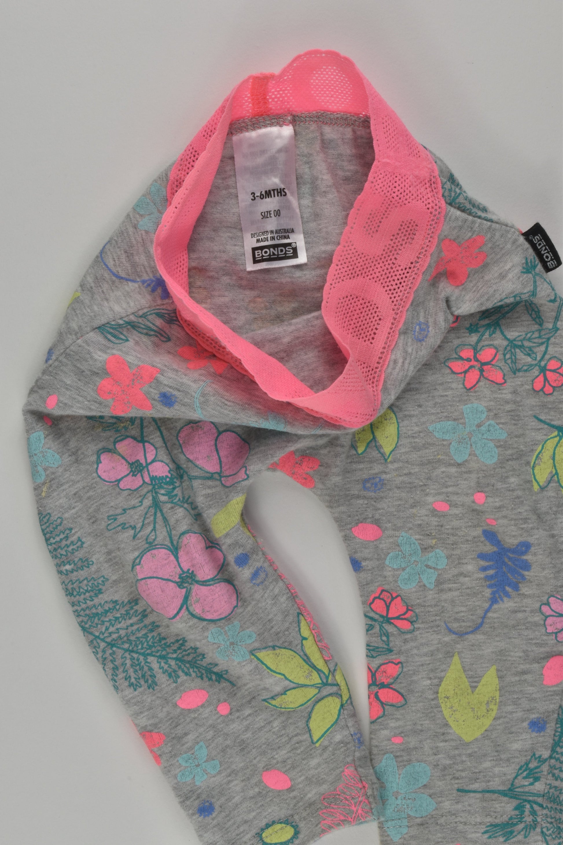 Bonds Size 00 Floral Leggings