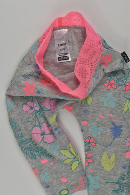 Bonds Size 00 Floral Leggings
