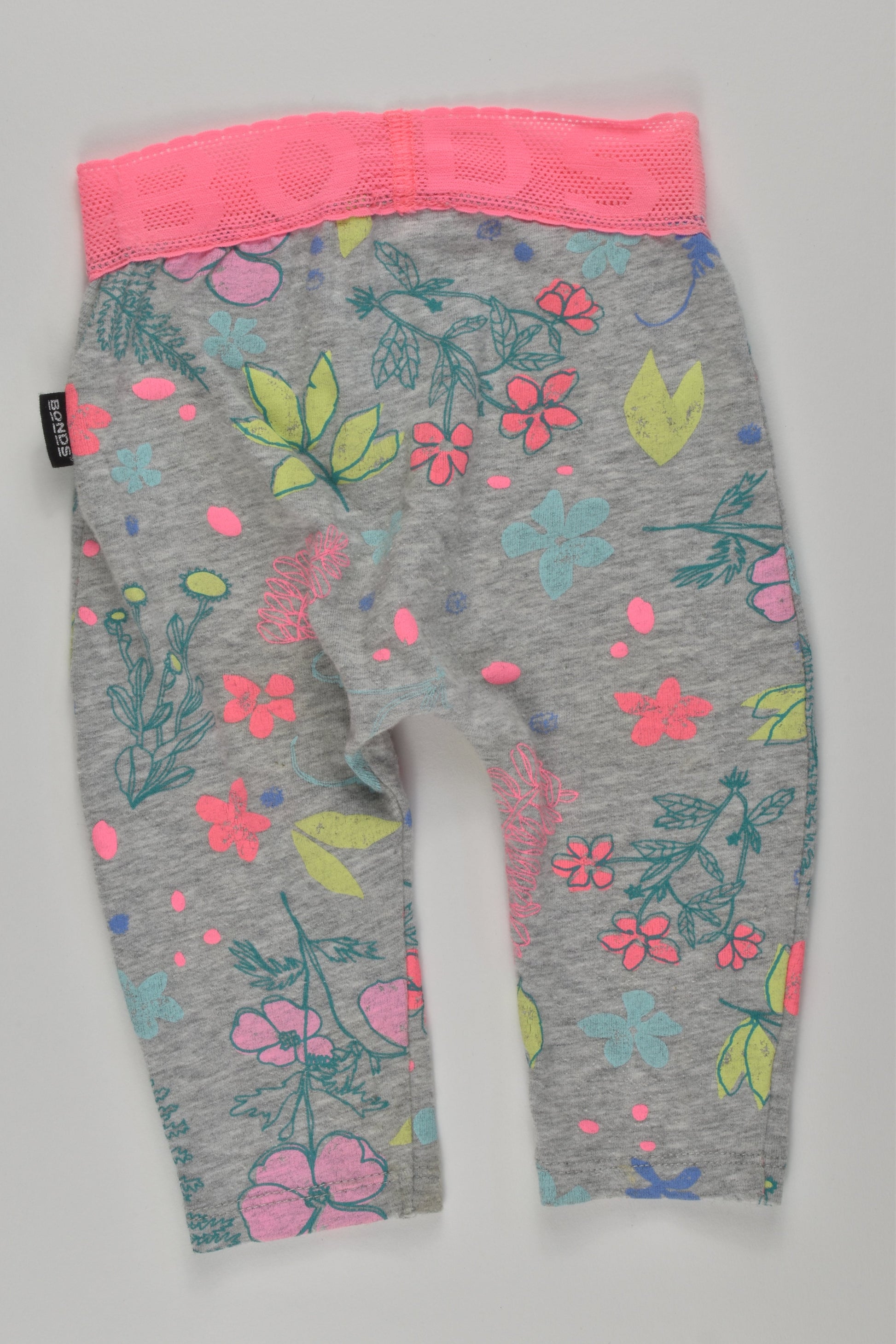 Bonds Size 00 Floral Leggings