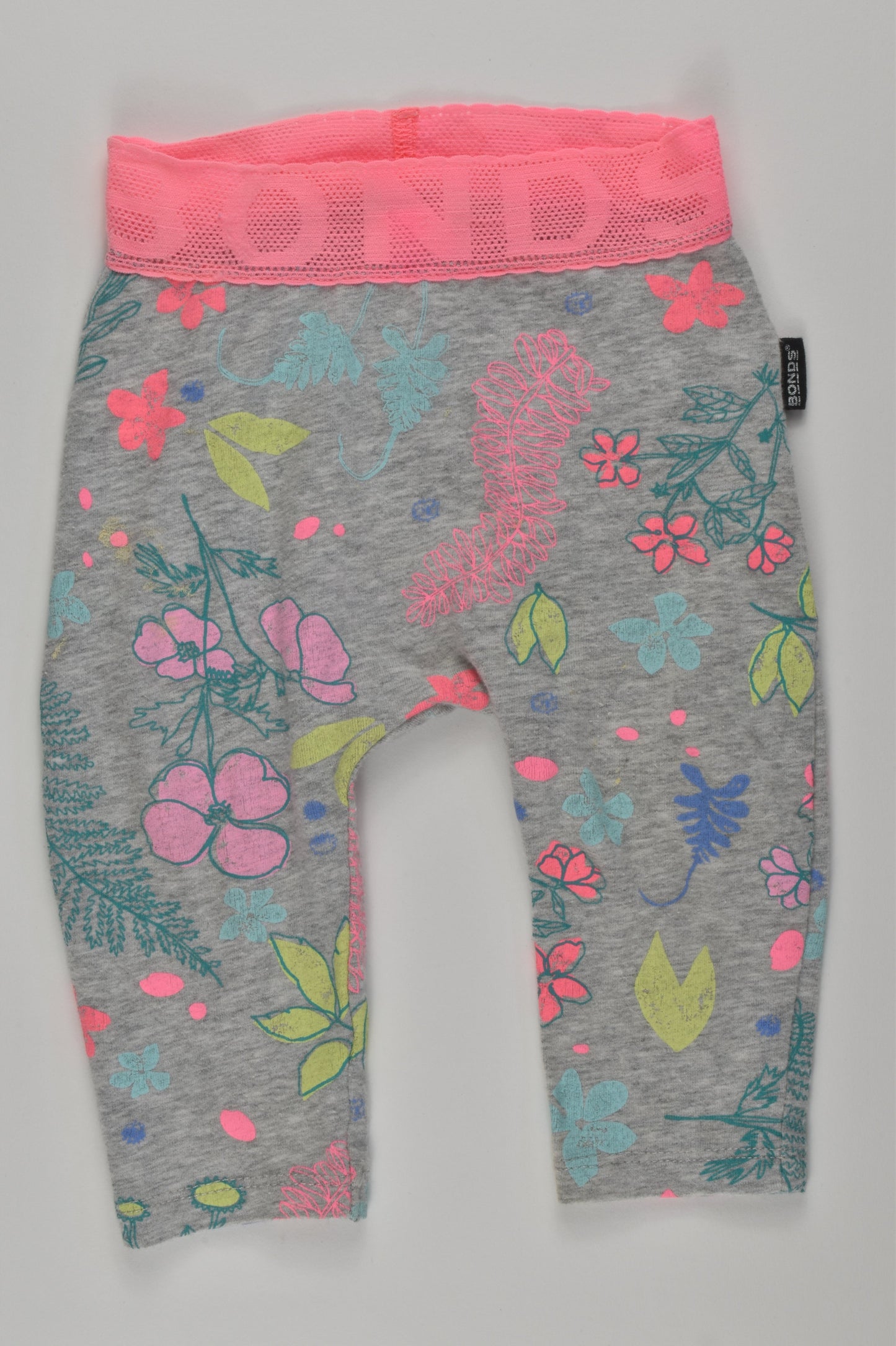 Bonds Size 00 Floral Leggings