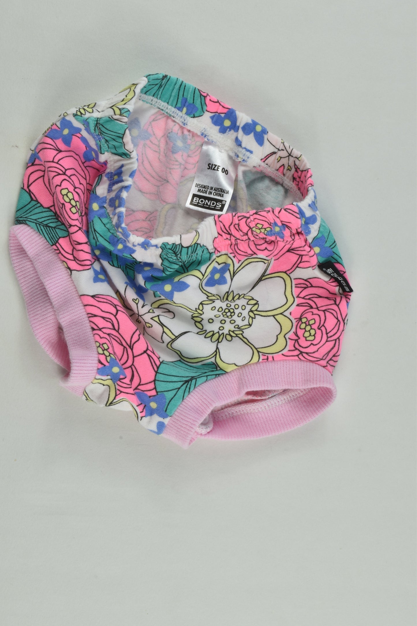 Bonds Size 00 Floral Nappy Cover