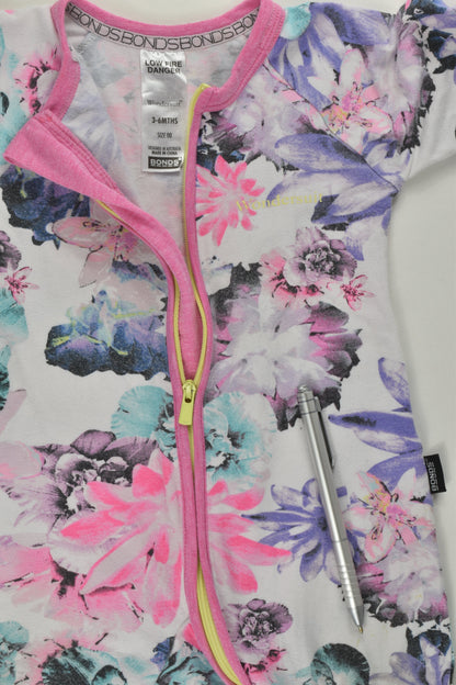 Bonds Size 00 Floral Wondersuit