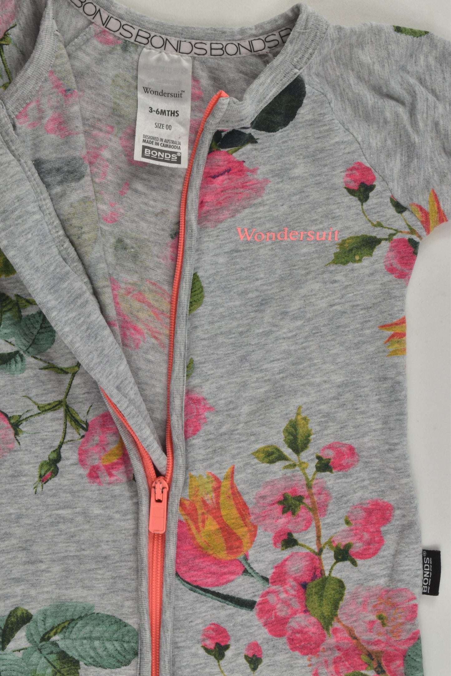 Bonds Size 00 Floral Wondersuit