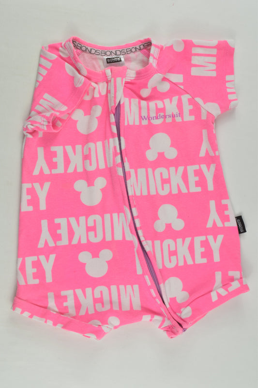 Bonds Size 00 Mickey Short Wondersuit