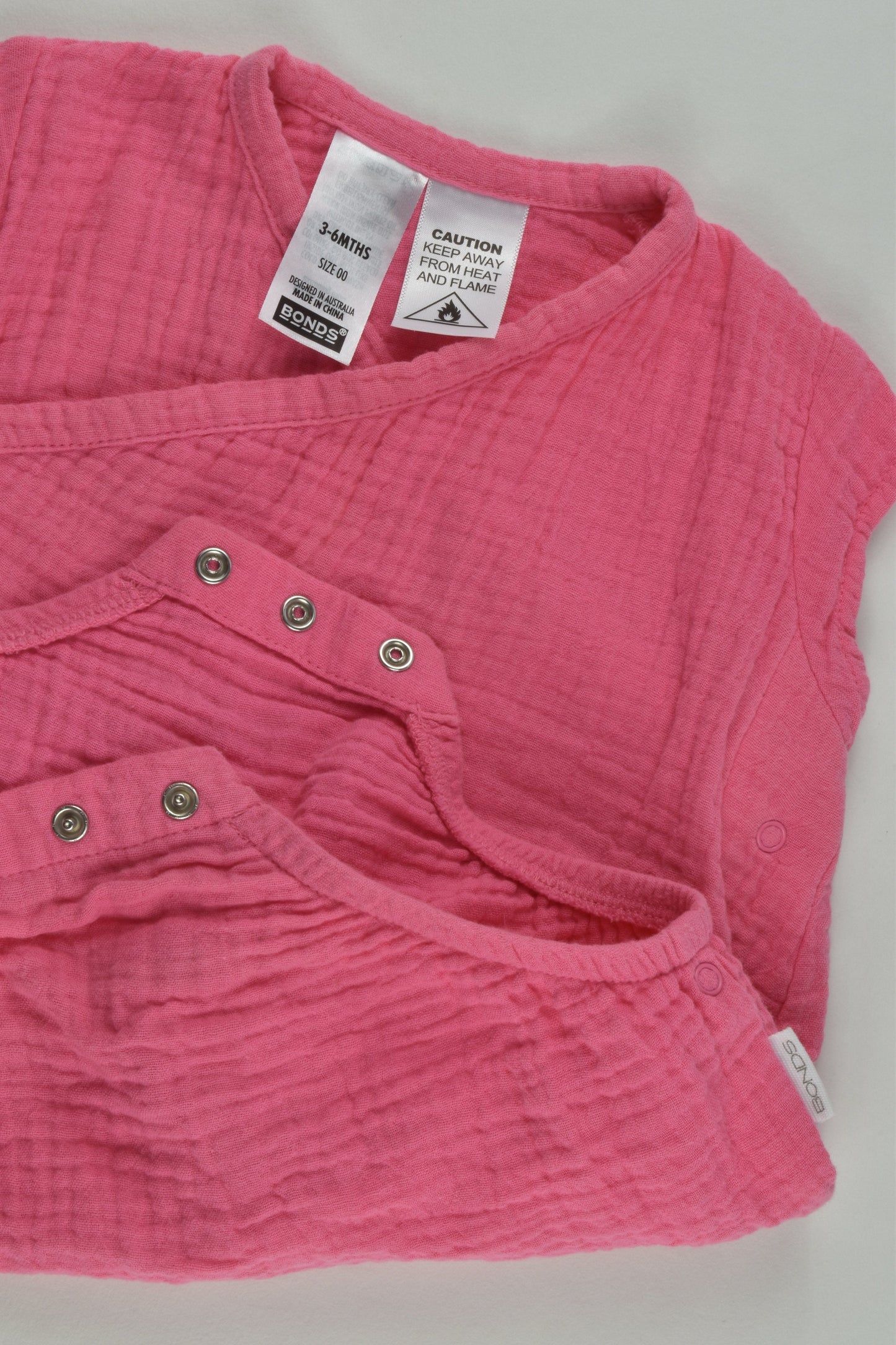 Bonds Size 00 Muslin Wrap Romper