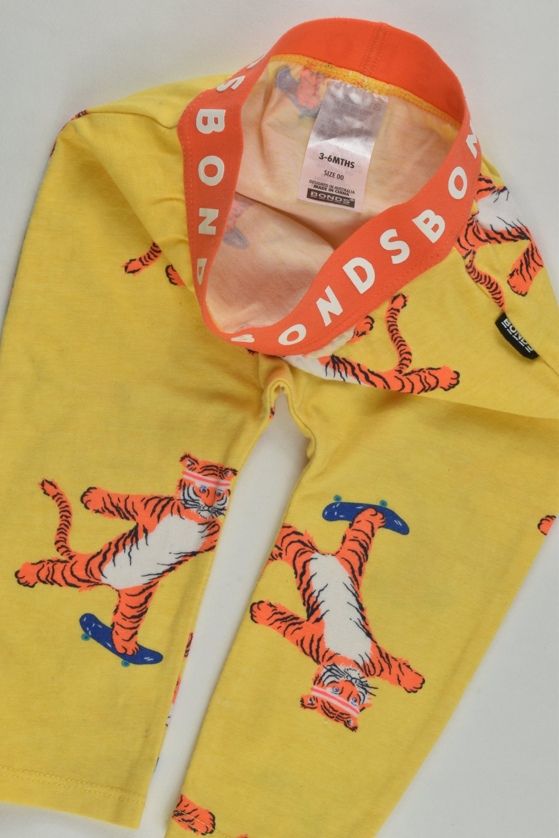 Bonds Size 00 Sporty Tiger Leggings