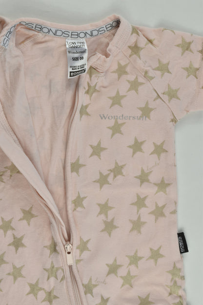 Bonds Size 00 Stars Short Wondersuit
